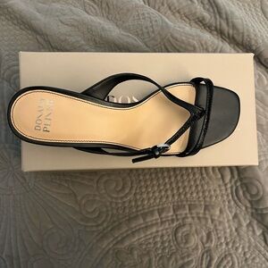 Donald J. Pliner Black Strappy Sandals